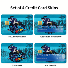 Load image into Gallery viewer, Anime Samurai Champloo Credit Card Skins (4-in-1 Pack)