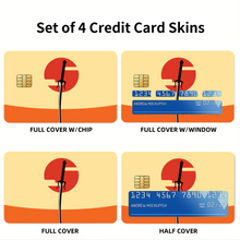 Load image into Gallery viewer, Anime Samurai Champloo Credit Card Skins (4-in-1 Pack)