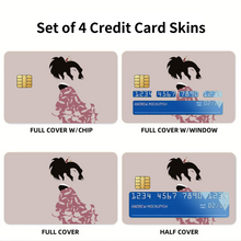 Load image into Gallery viewer, Anime Samurai Champloo Credit Card Skins (4-in-1 Pack)