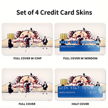 Load image into Gallery viewer, Anime Samurai Champloo Credit Card Skins (4-in-1 Pack)
