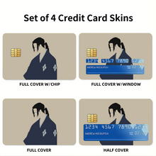 Load image into Gallery viewer, Anime Samurai Champloo Credit Card Skins (4-in-1 Pack)