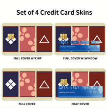 Load image into Gallery viewer, Anime Samurai Champloo Credit Card Skins (4-in-1 Pack)