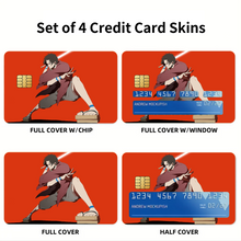 Load image into Gallery viewer, Anime Samurai Champloo Credit Card Skins (4-in-1 Pack)
