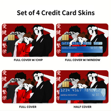 Load image into Gallery viewer, Anime Samurai Champloo Credit Card Skins (4-in-1 Pack)