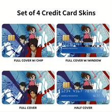 Load image into Gallery viewer, Anime Samurai Champloo Credit Card Skins (4-in-1 Pack)