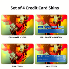 Load image into Gallery viewer, Anime Samurai Champloo Credit Card Skins (4-in-1 Pack)