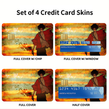 Load image into Gallery viewer, Anime Samurai Champloo Credit Card Skins (4-in-1 Pack)