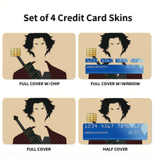 Load image into Gallery viewer, Anime Samurai Champloo Credit Card Skins (4-in-1 Pack)