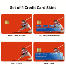 Load image into Gallery viewer, Anime Samurai Champloo Credit Card Skins (4-in-1 Pack)