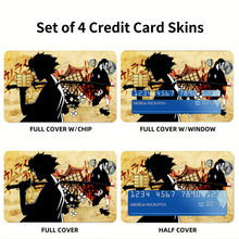 Load image into Gallery viewer, Anime Samurai Champloo Credit Card Skins (4-in-1 Pack)