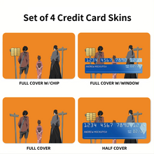 Load image into Gallery viewer, Anime Samurai Champloo Credit Card Skins (4-in-1 Pack)