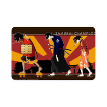 Load image into Gallery viewer, Anime Samurai Champloo Credit Card Skins (4-in-1 Pack)