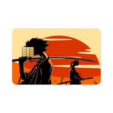 Load image into Gallery viewer, Anime Samurai Champloo Credit Card Skins (4-in-1 Pack)