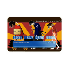 Load image into Gallery viewer, Anime Samurai Champloo Credit Card Skins (4-in-1 Pack)