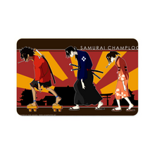 Load image into Gallery viewer, Anime Samurai Champloo Credit Card Skins (4-in-1 Pack)