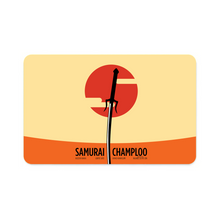 Load image into Gallery viewer, Anime Samurai Champloo Credit Card Skins (4-in-1 Pack)