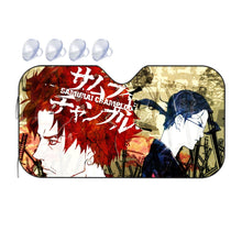 Load image into Gallery viewer, Anime Samurai Champloor Car Sunshade