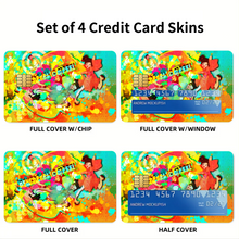 Load image into Gallery viewer, Anime Samurai Champloor Credit Card Skins (4-in-1 Pack)