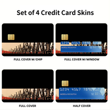 Load image into Gallery viewer, Anime Samurai Champloor Credit Card Skins (4-in-1 Pack)