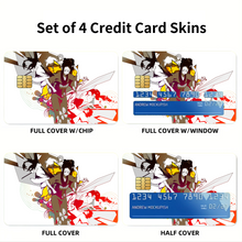 Load image into Gallery viewer, Anime Samurai Champloor Credit Card Skins (4-in-1 Pack)