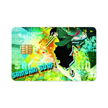 Load image into Gallery viewer, Anime Samurai Champloor Credit Card Skins (4-in-1 Pack)
