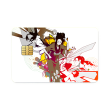 Load image into Gallery viewer, Anime Samurai Champloor Credit Card Skins (4-in-1 Pack)