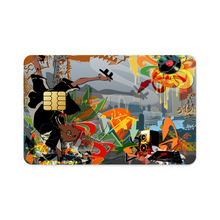 Load image into Gallery viewer, Anime Samurai Champloor Credit Card Skins (4-in-1 Pack)
