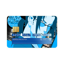 Load image into Gallery viewer, Anime Samurai Champloor Credit Card Skins (4-in-1 Pack)