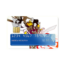 Load image into Gallery viewer, Anime Samurai Champloor Credit Card Skins (4-in-1 Pack)