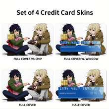 Load image into Gallery viewer, Anime Seraph of the End Credit Card Skins (4-in-1 Pack)