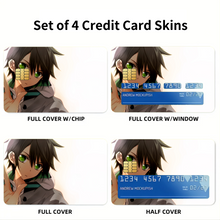 Load image into Gallery viewer, Anime Seraph of the End Credit Card Skins (4-in-1 Pack)