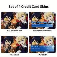 Load image into Gallery viewer, Anime Seraph of the End Credit Card Skins (4-in-1 Pack)