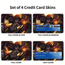 Load image into Gallery viewer, Anime Solo Leveling Credit Card Skins (4-in-1 Pack)