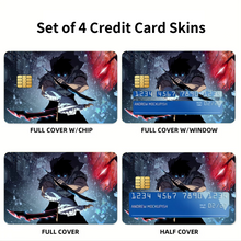 Load image into Gallery viewer, Anime Solo Leveling Credit Card Skins (4-in-1 Pack)