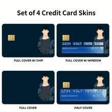 Load image into Gallery viewer, Anime Solo Leveling Credit Card Skins (4-in-1 Pack)