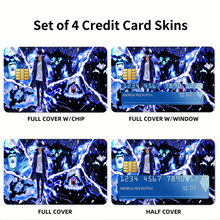 Load image into Gallery viewer, Anime Solo Leveling Credit Card Skins (4-in-1 Pack)