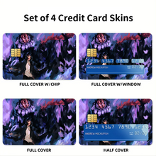 Load image into Gallery viewer, Anime Solo Leveling Credit Card Skins (4-in-1 Pack)