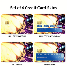Load image into Gallery viewer, Anime Solo Leveling Credit Card Skins (4-in-1 Pack)