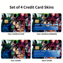 Load image into Gallery viewer, Anime Solo Leveling Credit Card Skins (4-in-1 Pack)