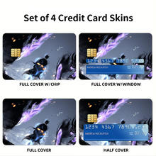 Load image into Gallery viewer, Anime Solo Leveling Credit Card Skins (4-in-1 Pack)