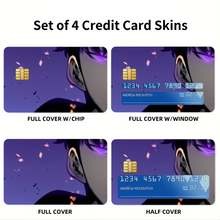 Load image into Gallery viewer, Anime Solo Leveling Credit Card Skins (4-in-1 Pack)