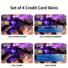 Load image into Gallery viewer, Anime Solo Leveling Credit Card Skins (4-in-1 Pack)