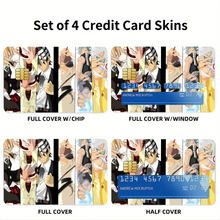Load image into Gallery viewer, Anime Soul Eaterr Credit Card Skins (4-in-1 Pack)