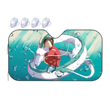 Load image into Gallery viewer, Anime Spirited Away  Car Sunshade
