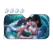 Load image into Gallery viewer, Anime Spirited Away Car Sunshade
