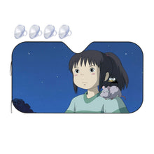 Load image into Gallery viewer, Anime Spirited Away Car Sunshade