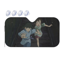 Load image into Gallery viewer, Anime Spirited Away Car Sunshade