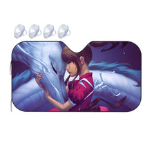 Load image into Gallery viewer, Anime Spirited Away Car Sunshade