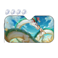 Load image into Gallery viewer, Anime Spirited Away Car Sunshade