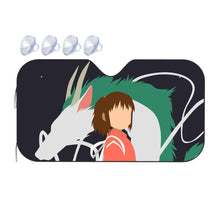 Load image into Gallery viewer, Anime Spirited Away Car Sunshade
